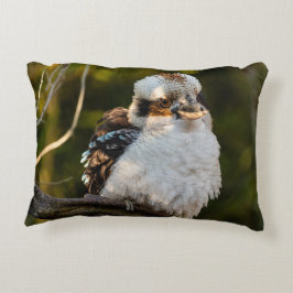 Brött skratt kookaburra prydnadskudde