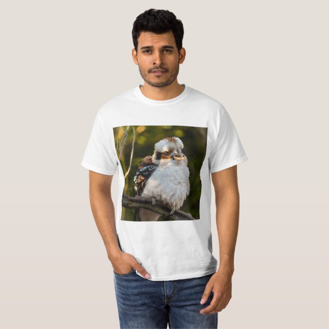 Brött skratt kookaburra t shirt (Hel framsida)