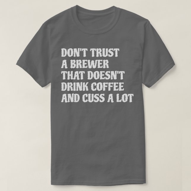 Brött som dricker kaffe ger en hel del 1 t shirt (Design framsida)