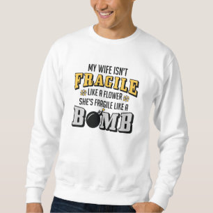 Brött som en bomb lång ärmad tröja