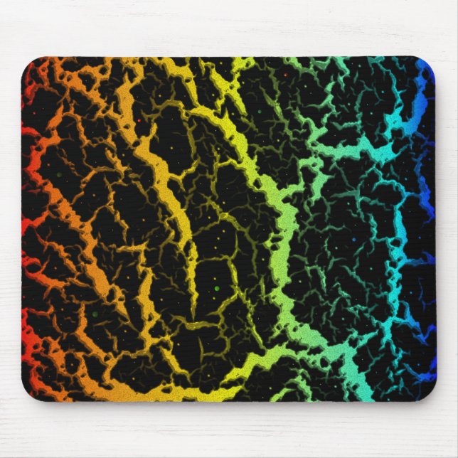 Brött Space Lava - Värme ROYCB Musmatta (Framsidan)