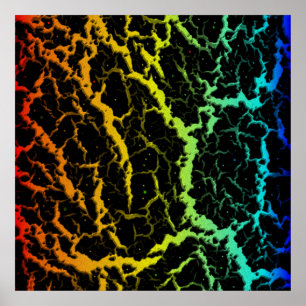 Brött Space Lava - Värme ROYCB Poster