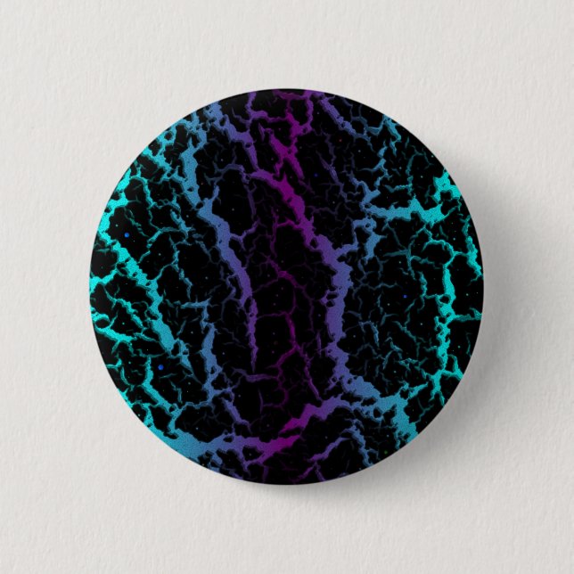 Brött utrymme - Lava - cyan/Lila Knapp (Framsida)