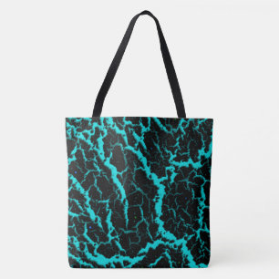 Brött utrymme Lava - cyan Tygkasse