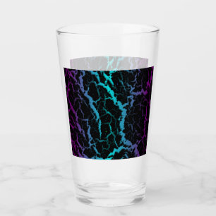 Brött utrymme Lava - Lila/cyan Glaskopp