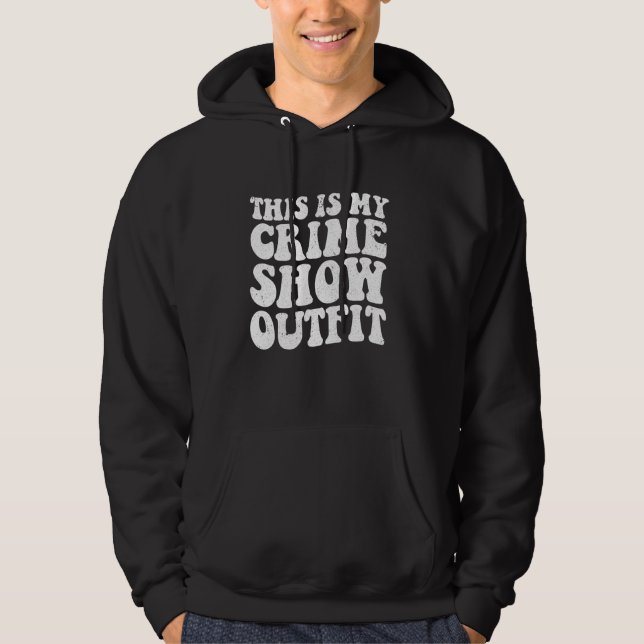 Brott visar kompakt kläder - mörderskor och sann f hoodie (Framsida)