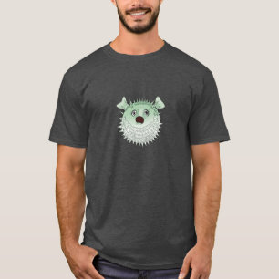 Brottad blåfisk t shirt
