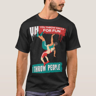 brottande citat som du kastar Bollar för Roligt so T Shirt