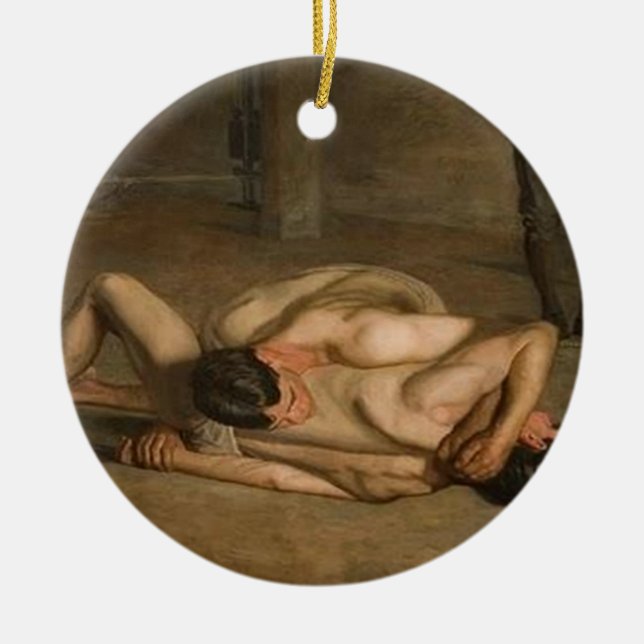 Brottareprydnad Julgransprydnad Keramik (Framsidan)