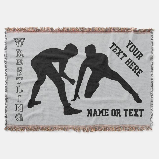 Brottas filten med dina FÄRGER och din TEXT Filt (Framsidan)