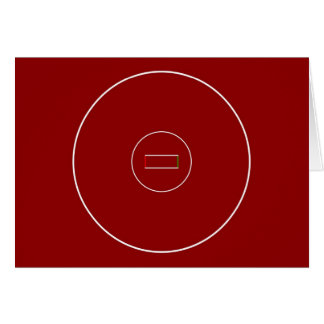 Brottas som är mattt hälsningskort