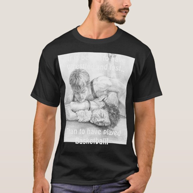 Brottning alltid t-shirt (Framsida)