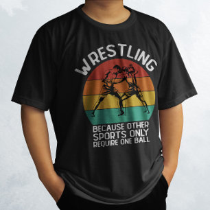 brottning eftersom andra sporter endast kräver en t shirt