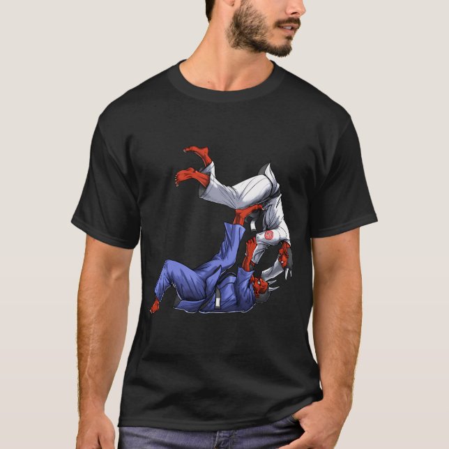 Brottning Japanska demoner T Shirt (Framsida)