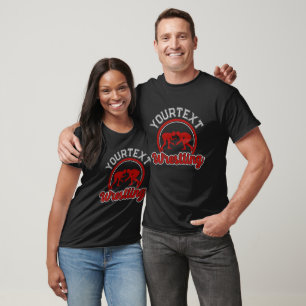 Brottning LÄGG TILL NAMN Grapple Champion Team Sp T Shirt