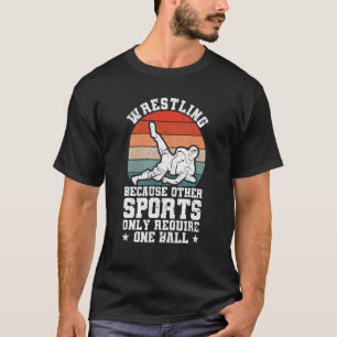 brottning på grund av att andra sporter endast krä t shirt