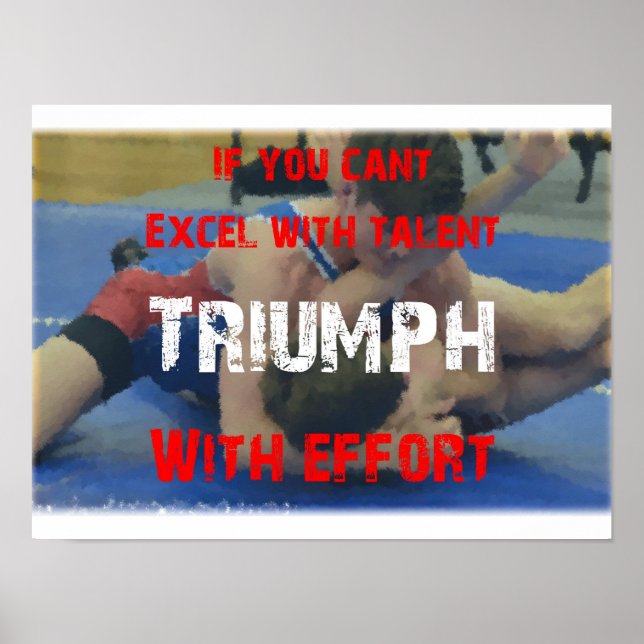 brottning Triumph Poster (Framsidan)