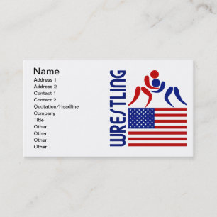 Brottning United States Visitkort