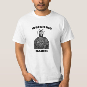 Brottningen sparar t-skjortan t shirt