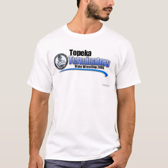brottningskjorta-topeka terminators tee shirt (Framsida)
