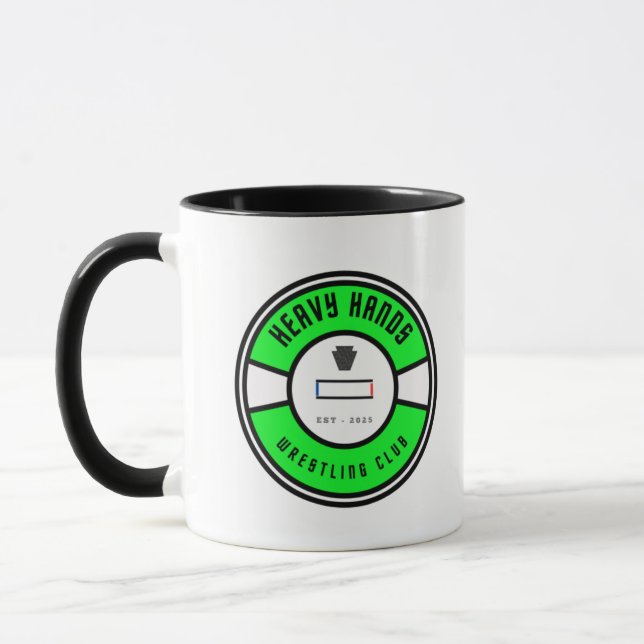 Brottningsklubbartiklar Mugg (Vänster)