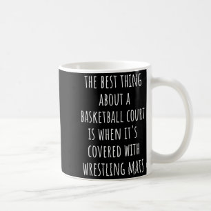 Brottningsmattor sak om basketplan kaffemugg