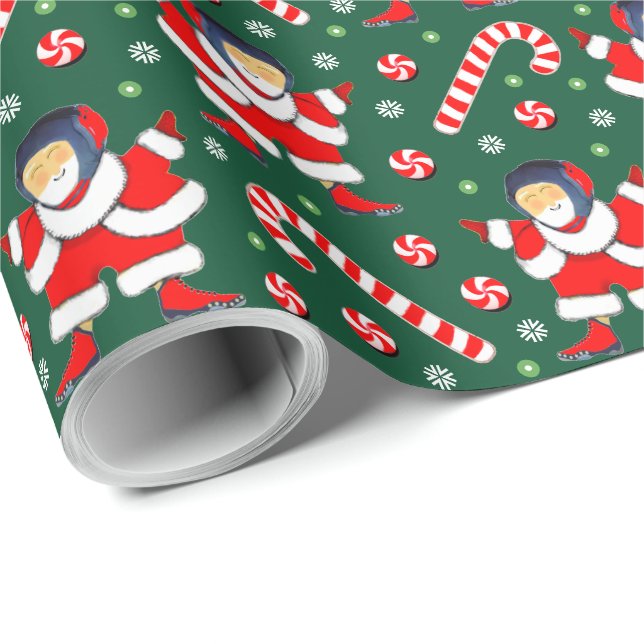 Brottningspresent Presentpapper (Rullad Hörn)