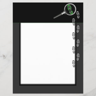 Brottplatsutredare Folder Reklamblad