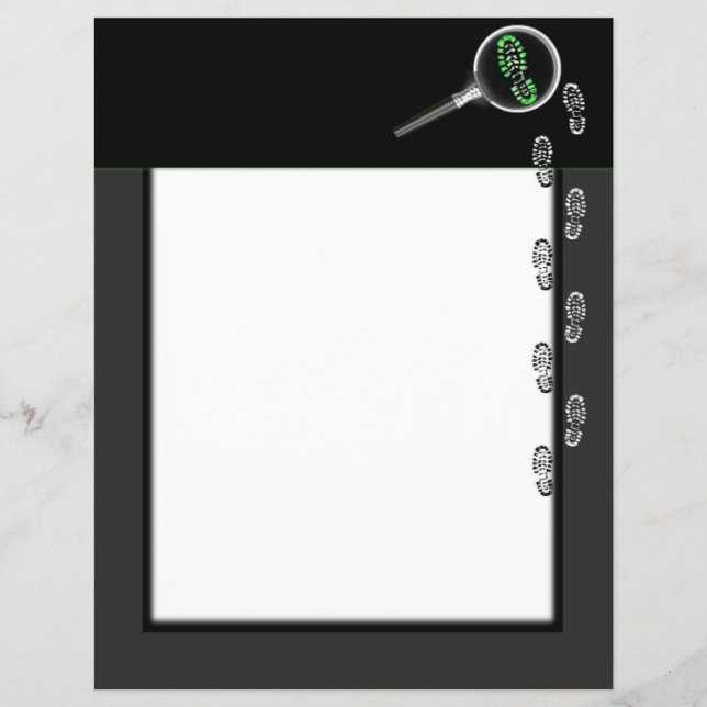 Brottplatsutredare Folder Reklamblad (Framsidan)