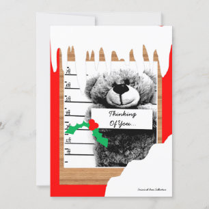 Brottsbälte - Jailmate Chrismas Card-Helgdag Tack Kort