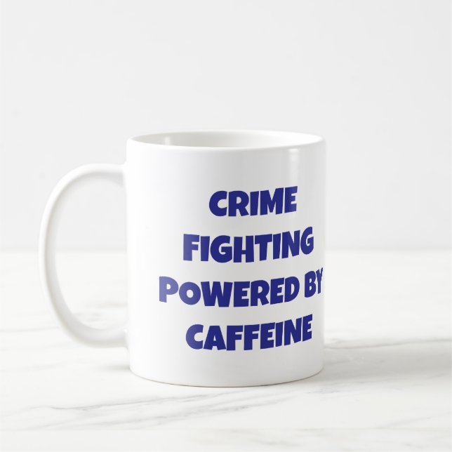 Brottsbekämpning med Caffeine Coffee Mugg (Vänster)