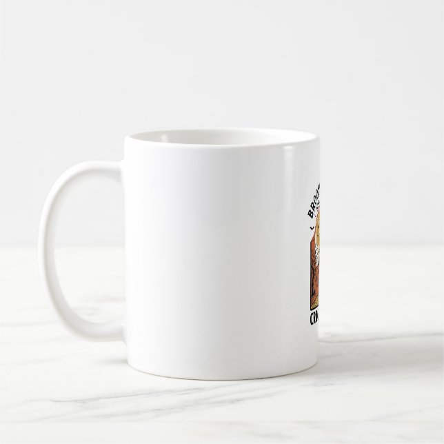 Brottscenstekniker Tröja Rolig Halloween Spöke Kaffemugg (Vänster)