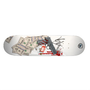 Brottslig avsikt skateboard bräda 21,5 cm