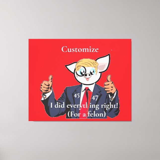 Brottsling President Thunder_Cove Canvastryck (Framsida)
