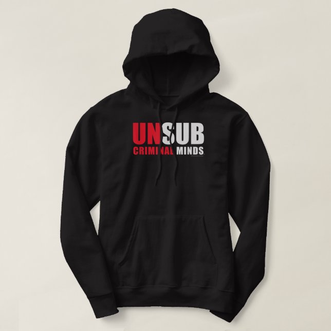Brottslingar Unsub Hoodie (Design framsida)