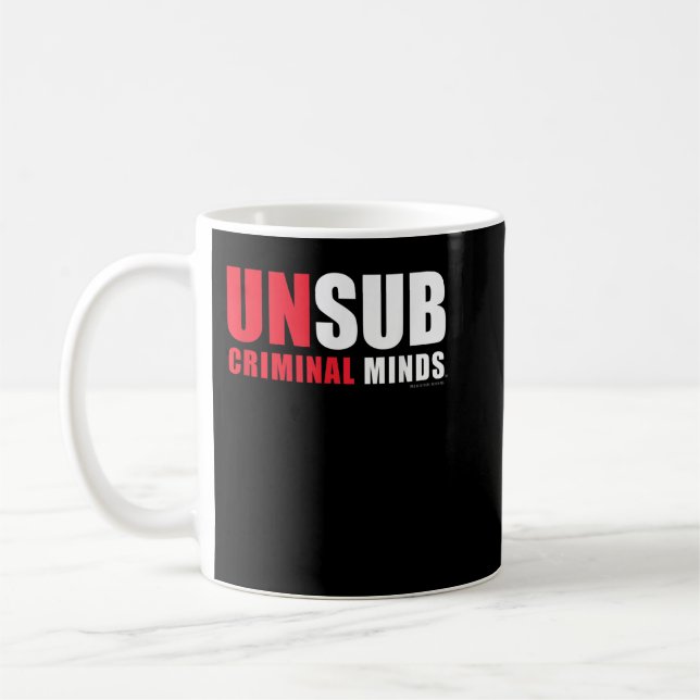 Brottslingar Unsub Kaffemugg (Vänster)