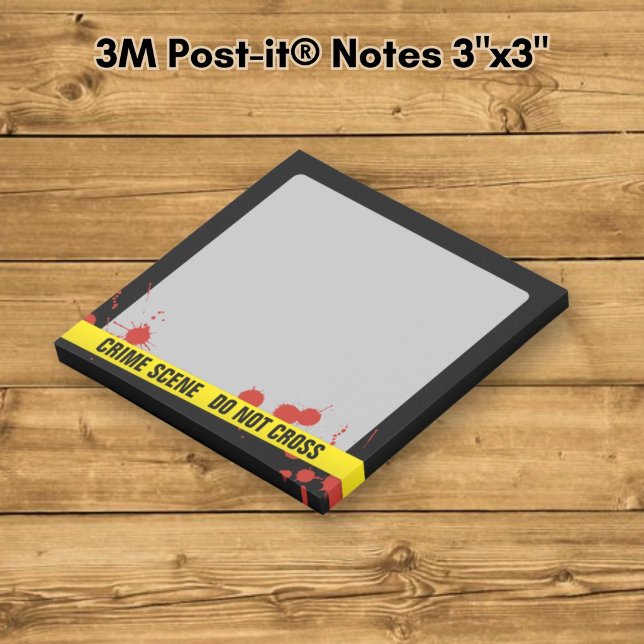 Brottsplats Post-it Block (Skapare uppladdad)