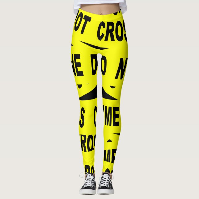 Brottsscenband Leggings (Framsida)
