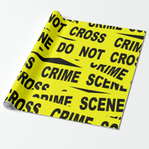 Brottsscenband Presentpapper