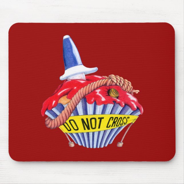 Brottsscenen Cupaka Mousepad Musmatta (Framsidan)