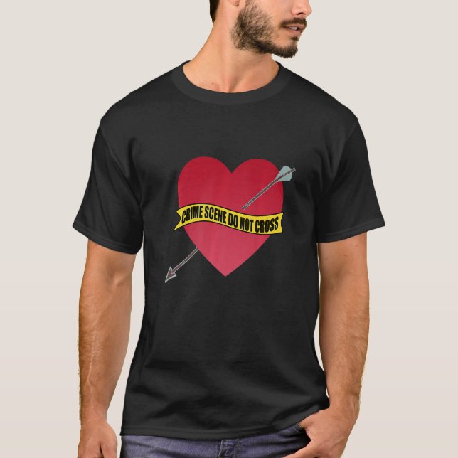 Brottsscenen Misslyckas inte Giftermål-skilsmässan T Shirt (Framsida)