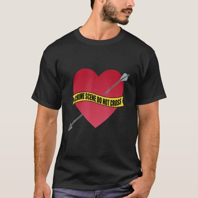 Brottsscenen Misslyckas inte Giftermål-skilsmässan T Shirt (Framsida)