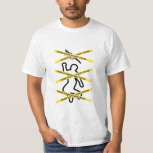 Brottsscenens offer Inspired Murder Mystoppoffer T Shirt