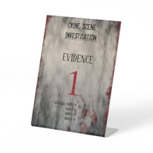 Brottsundersökning Bordsnummer på födelsedagen