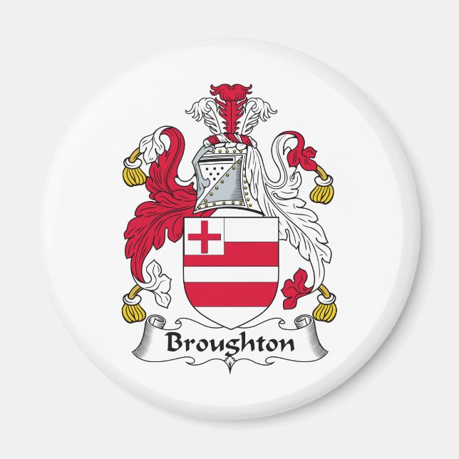 Broughton Family Crest Magnet (Framsidan)