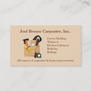 Brouse Carpentryvisitkort Visitkort