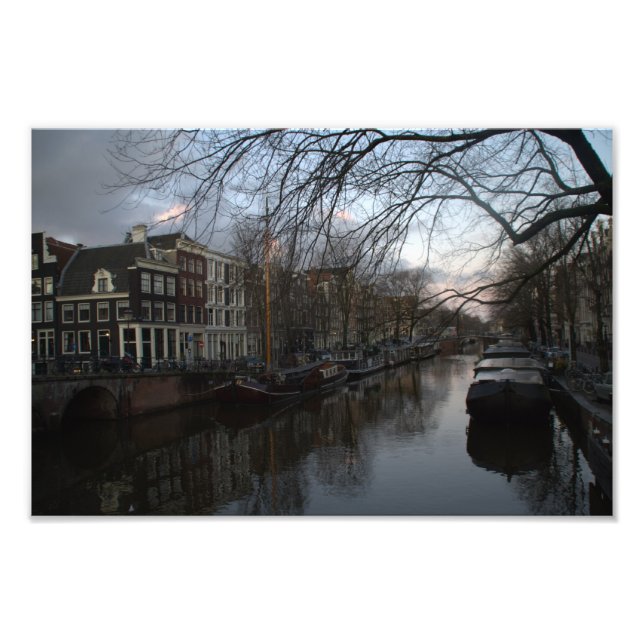 Brouwersgracht, Amsterdam Fototryck (Framsidan)