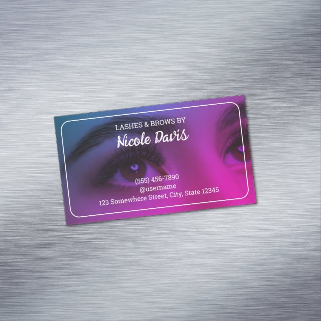 Brovar och tvättekniker magnetiska visitkort (In Situ)