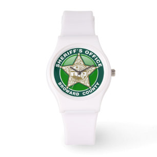 BROWARD-SHERIFF DESIGN FÖR KONTOR ARMBANDSUR