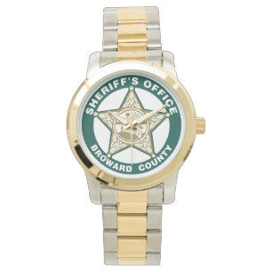 Broward sheriff design för kontor armbandsur